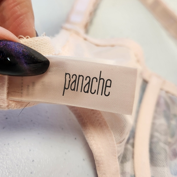 Panache Jasmine Floral Underwire Unpadded Bra Style 6951 Size 28G - Picture 6 of 7